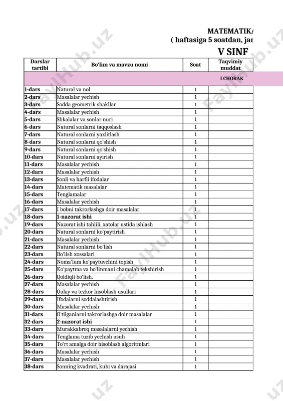 9-sinf geometriya — XLSX