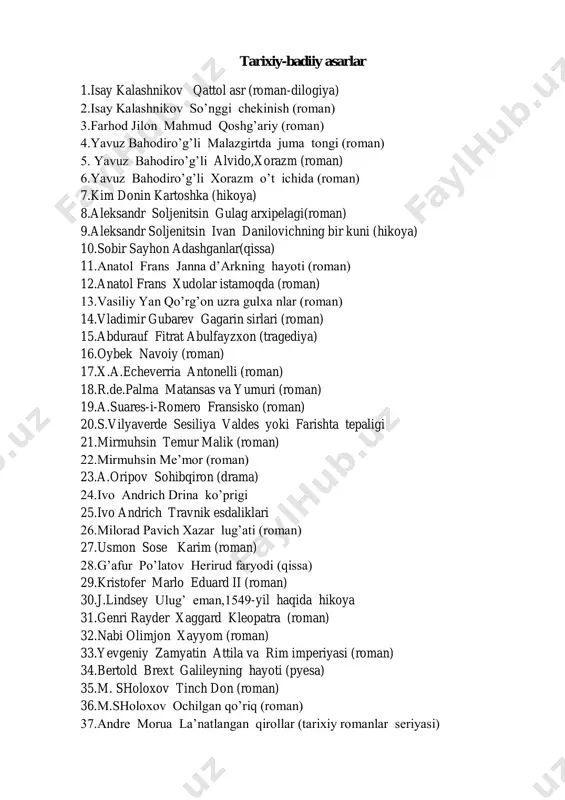 tarixiy-badiiy asarlar — PDF