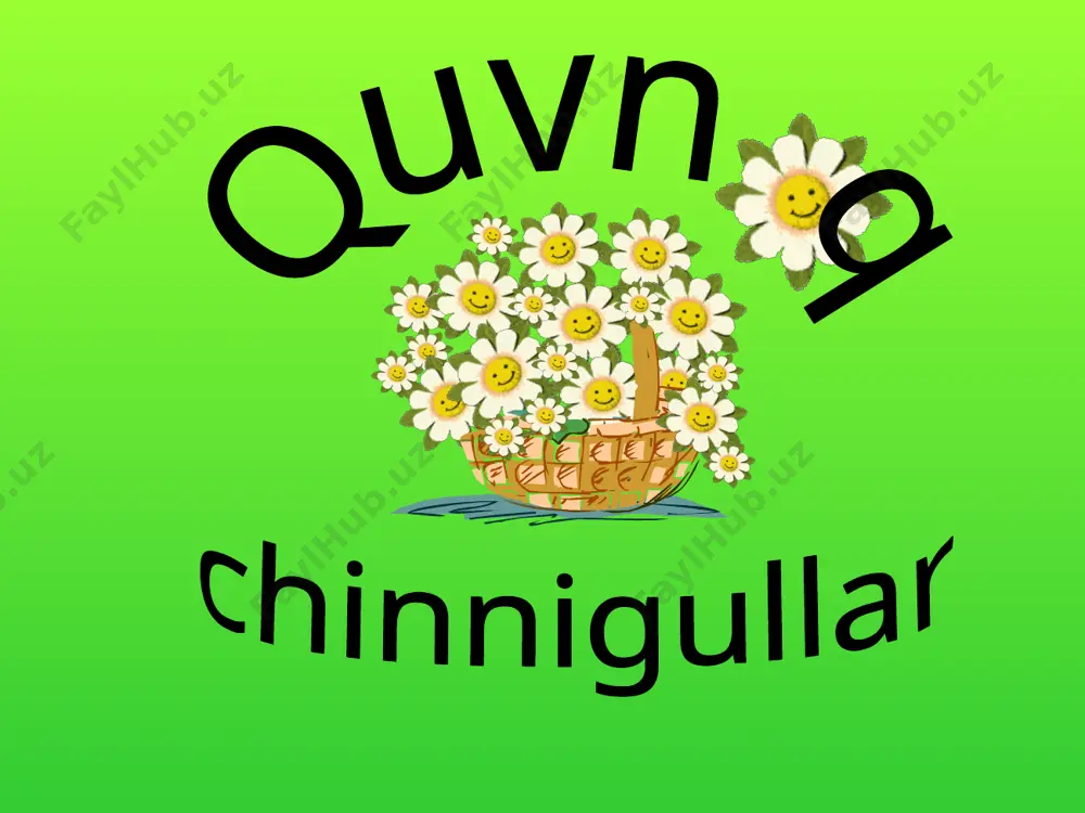 quvnoq chinnigullar o'nli kasrlar — PPTX