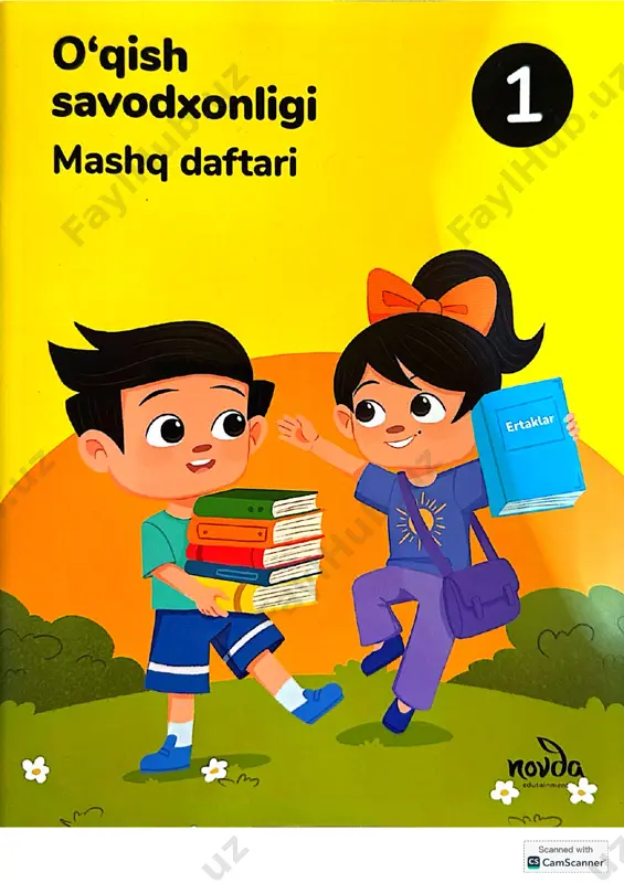 oʻqish mashq daftari 1-sinf 1-qism — PDF