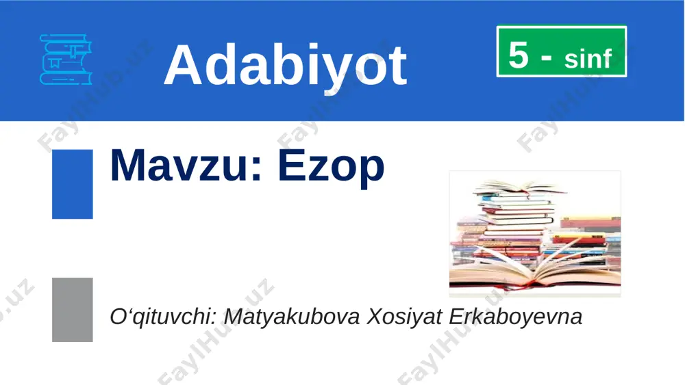 ezop — PPTX
