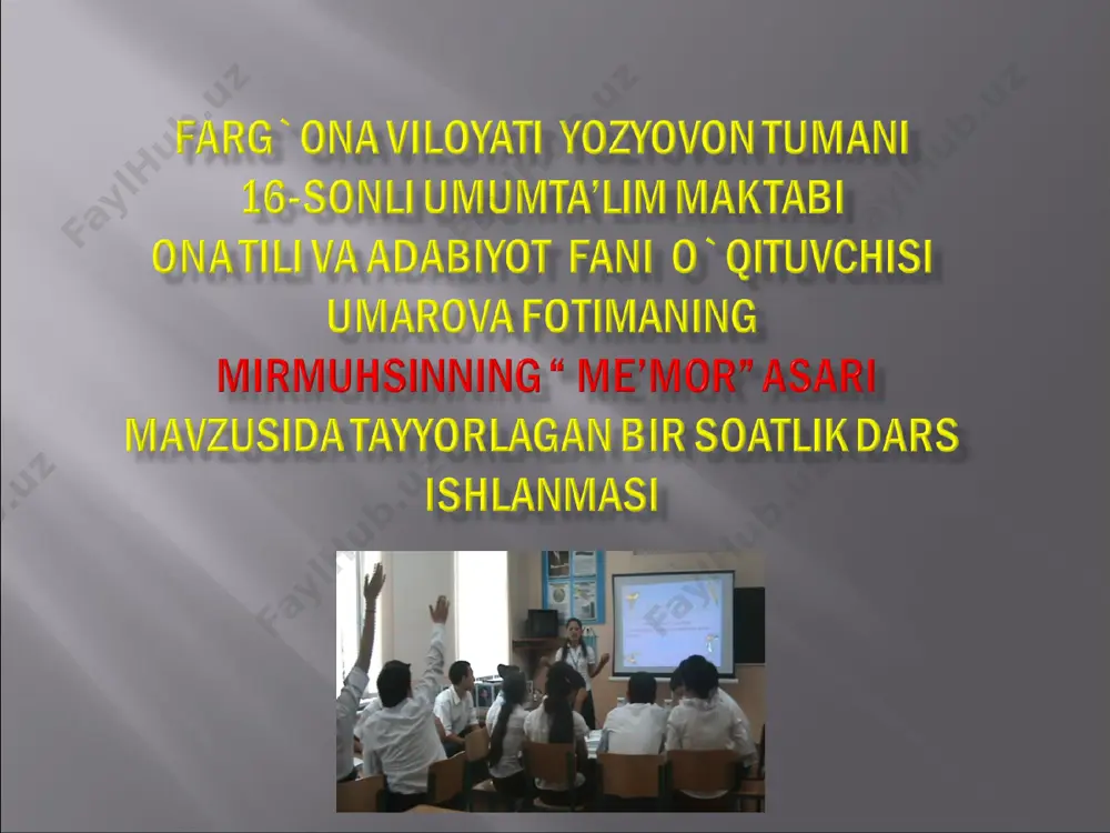 mirmuxsin — PPT