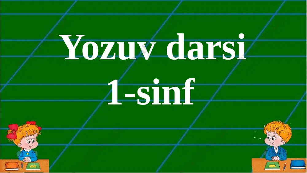 1-sinf yozuv kichik ng — PPTX