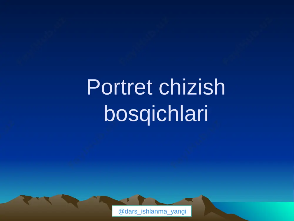 5_sinf_tasviriy_san'at_27_tasviriy_san'atda_portret_janri_3+ — PPTX