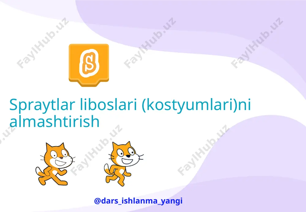 5_sinf_informatika_30_sprayt_liboslarikostumlarini_almashtirish+ — PPTX