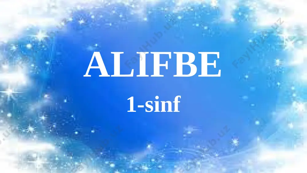 1-sinf alifbe g' harfi mustahkamlash — PPTX