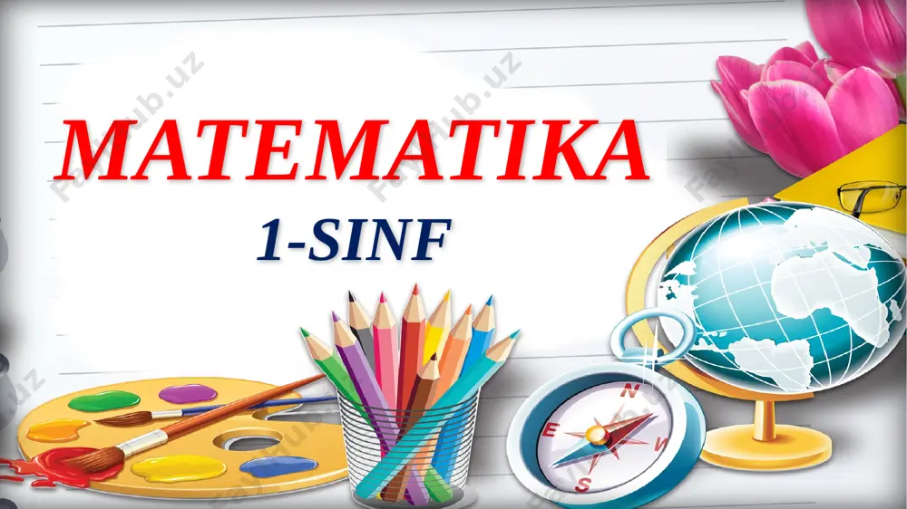 1-sinf matematika 13.14 sonlari — PPTX