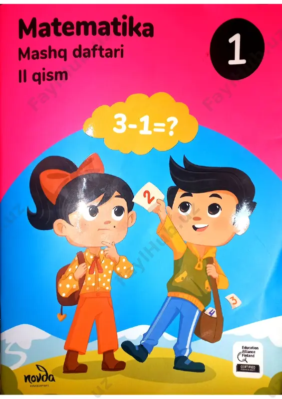 matematika mashq daftar 1-sinf 2-qism — PDF