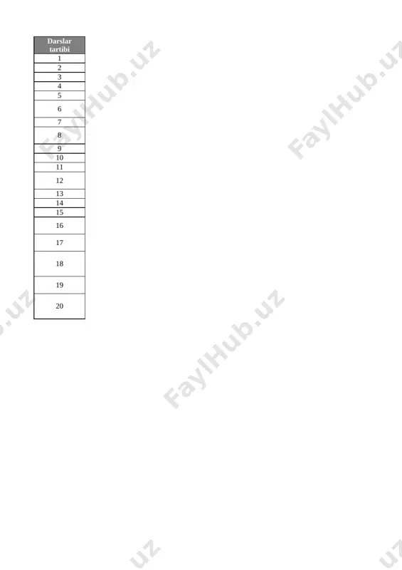 5-sinf texnologiya 2-yo'nalish 3-chorak @e_baza_ishreja — XLSX
