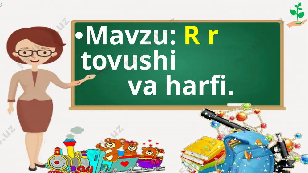 r r tovushi va harfi shahnoza — PPTX