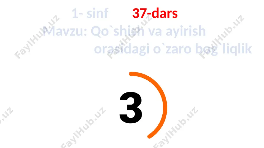 37- dars matematika shahnoza 1-sinf — PPTX
