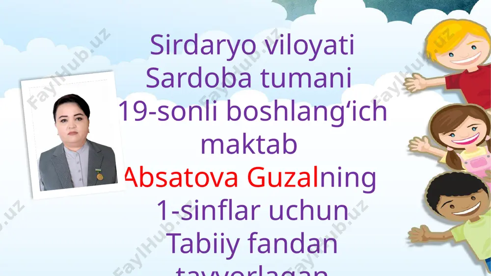 9-dars. kuzda nimalar bo‘ladi. absatova guzal — PPTX