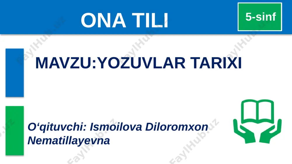 ismoilova diloromxon asaka tumani — PPTX