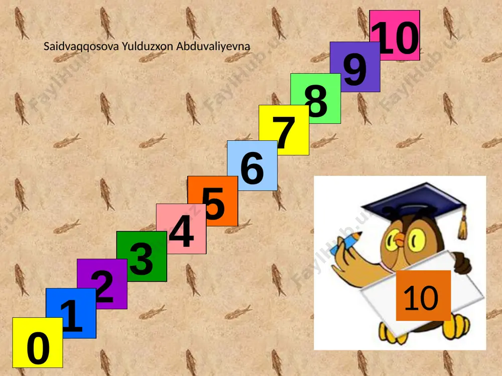 1-sinf matem 1-chorak — PPTX