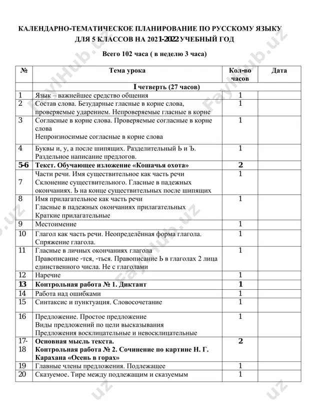 ktp po chetvertyas 5- klass — PDF