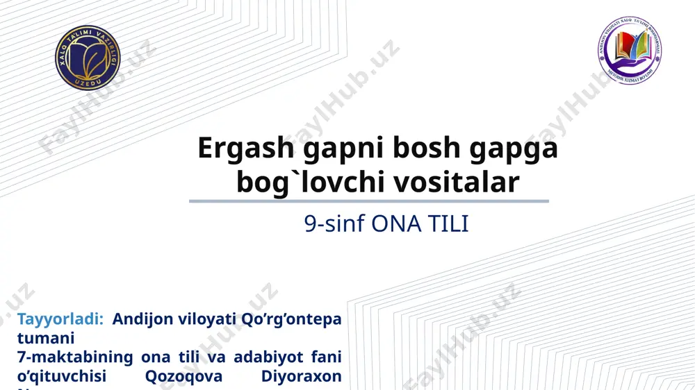 9-sinf ona tili — PPTX