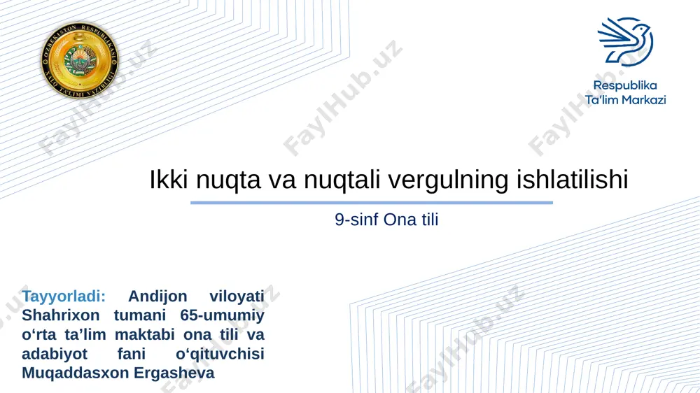 9-sinf ona tili — PPTX