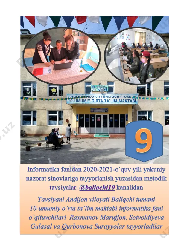 9_sinf_informatikadan_imtixon_biletlari_yechimlariga_tavsiyalar — PDF