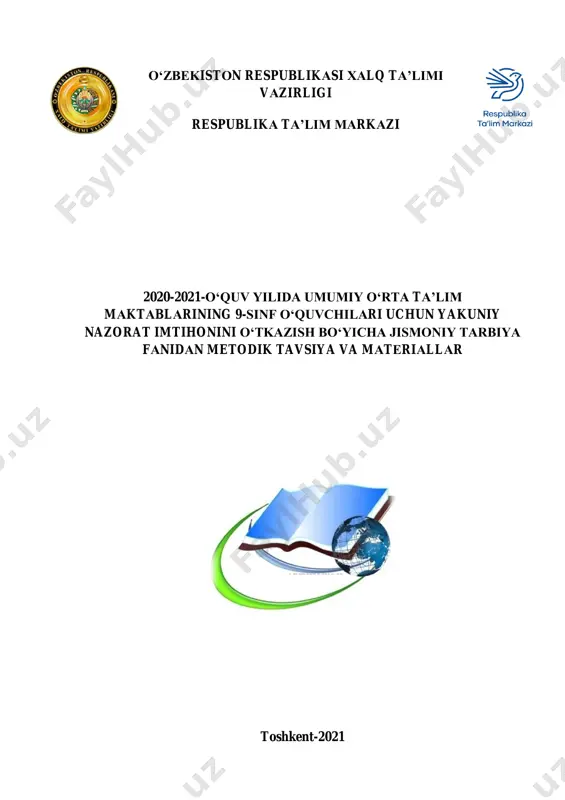jismoniy tarbiya uzb 9 imtihon 2021 — PDF