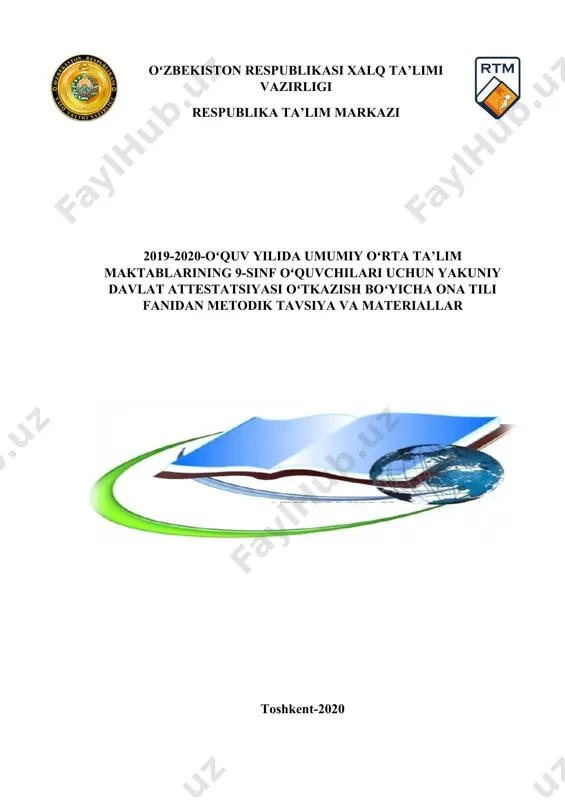 ona_tili_9_imtihon @imtixonuzb — PDF