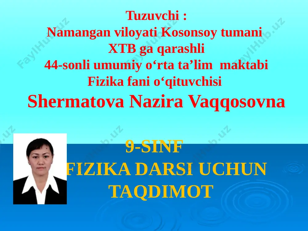 shermatova nazira — PPTX