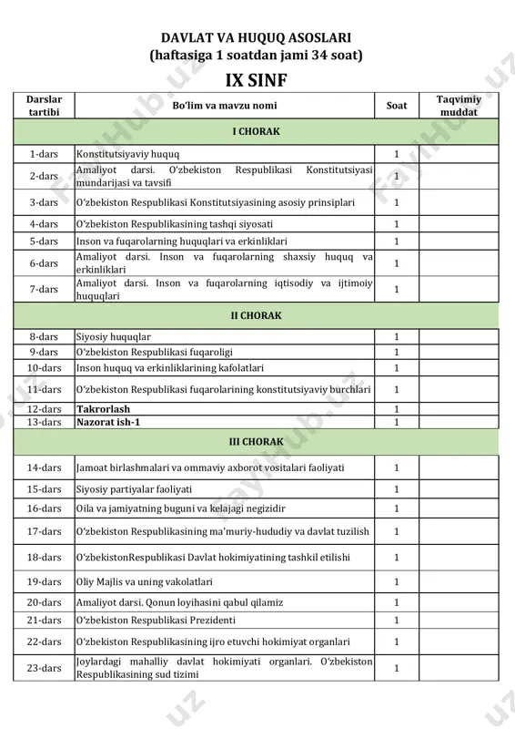 9-sinf davlat va huquq asoslari — PDF