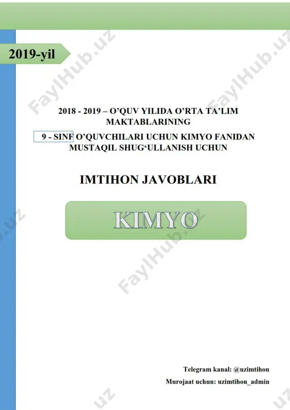 9-sinf kimyo to`liq — PDF