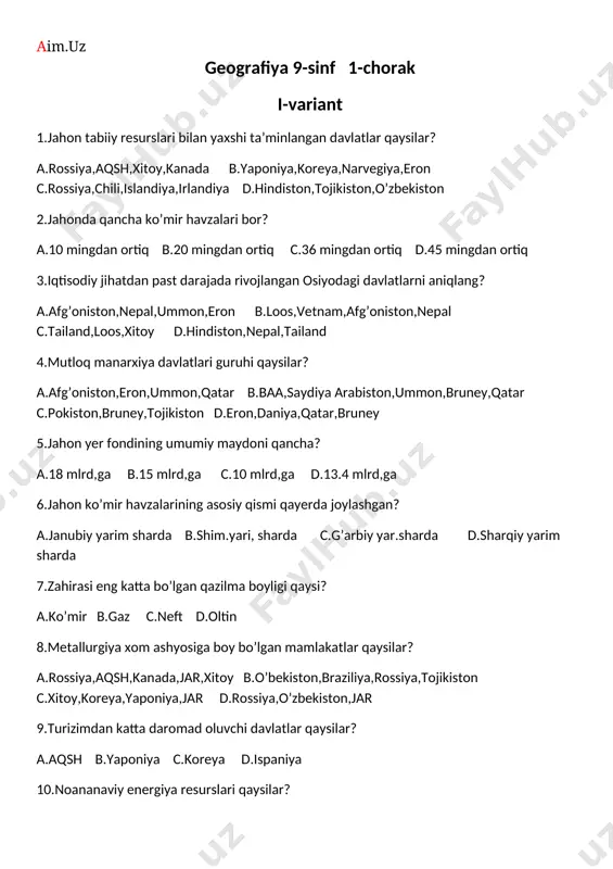 geografiya_9_sinf — DOCX