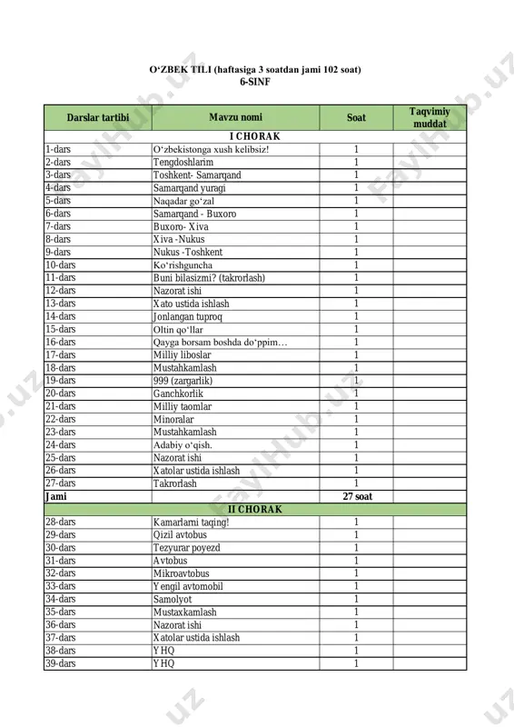 6-sinf o'zbek tili — PDF