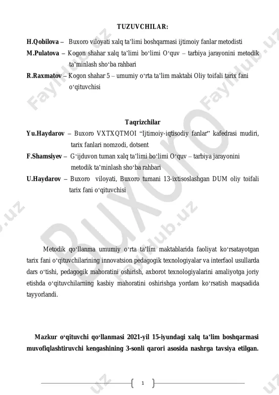 6-sinf metodik qo'llanma — PDF
