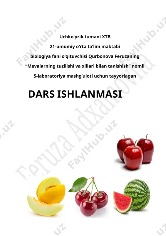 6-sinf. mevalar — DOCX