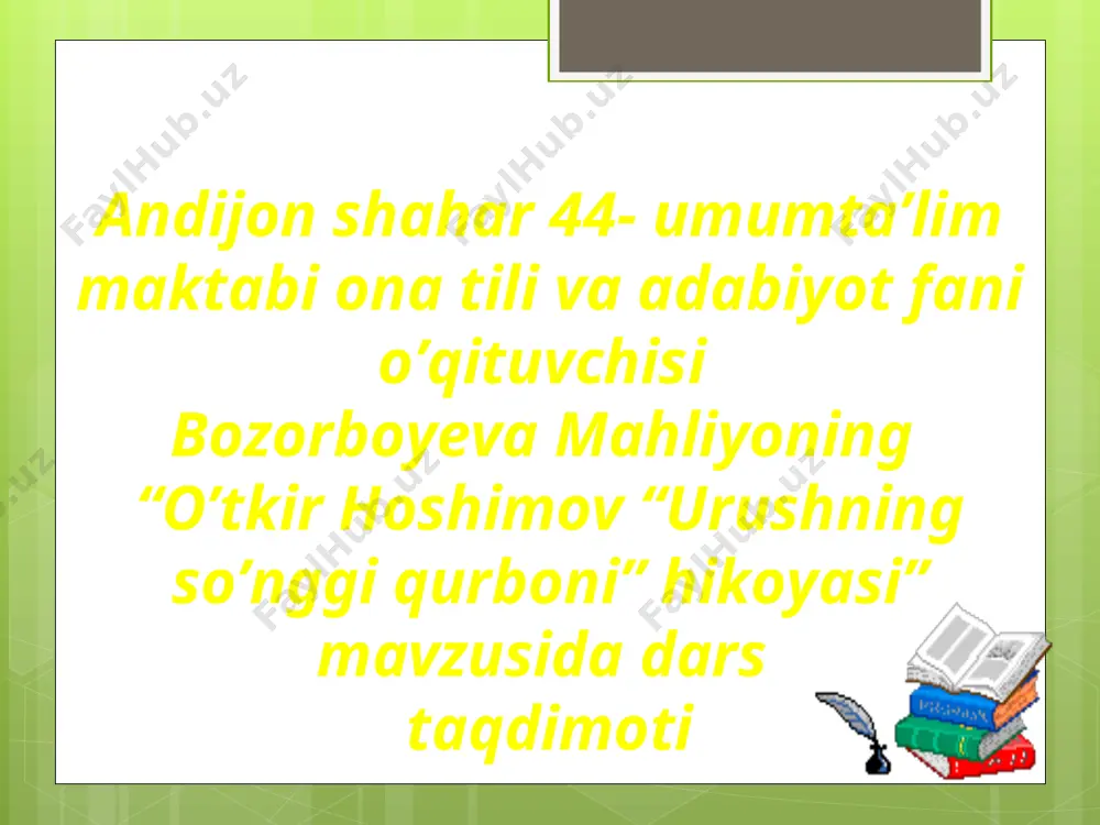 adabiyot 6-sinf — PPT