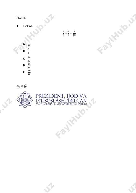6-sinf matematika-saralash — PDF