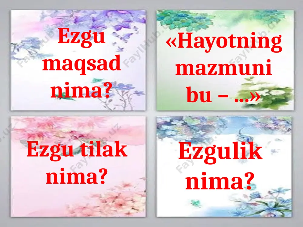 7-sinf tarqatma — PPTX