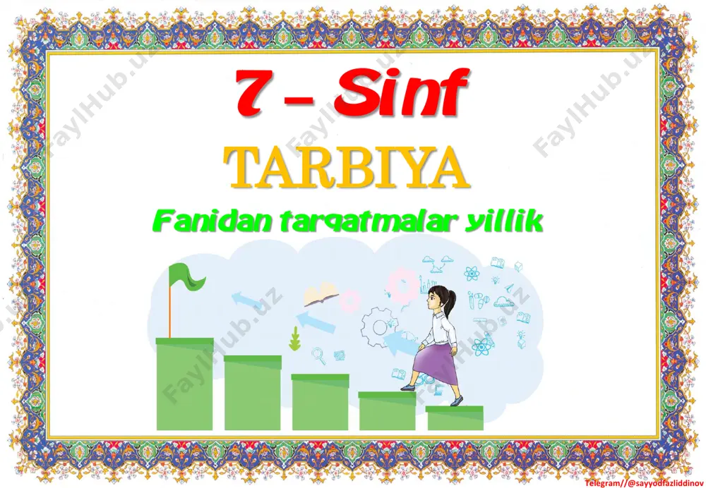 7_sinf_tarbiya_fanidan_tarqatmalar_yillik_2023_2024_o'quv_yili — PDF