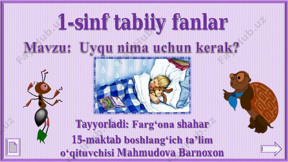 1-sinf tabiiy fanlar 26-dars — PDF