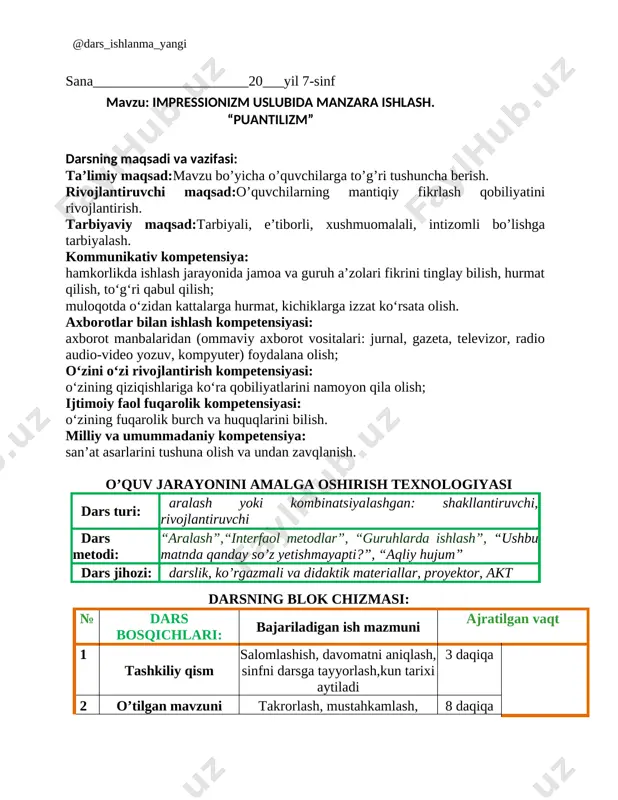 7_sinf_tasviriy_san'at_04_05_impressionizm_va_postimpressionizm — DOCX