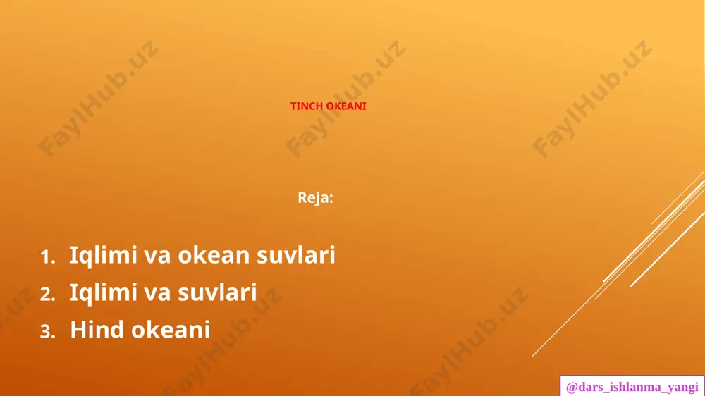 7-sinf geografiya 36.tinch okeani+ — PPTX