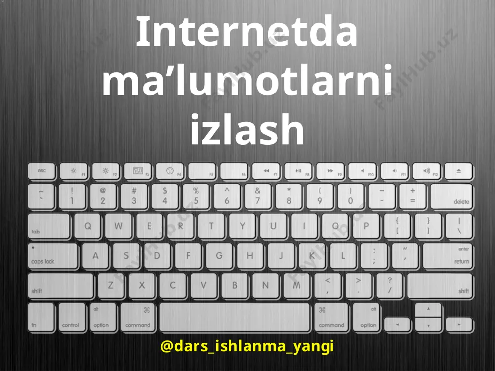 7-sinf informatika 24.internetda ma’lumotlarni izlash 1+ — PPTX