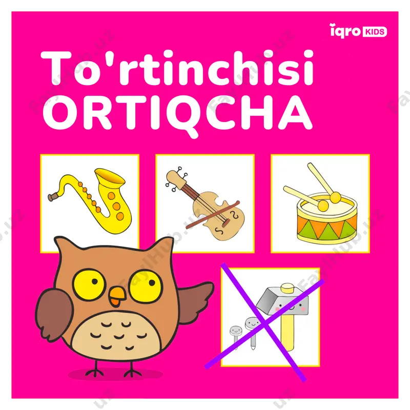 to'rtinchisi ortiqcha - iqrokids — PDF
