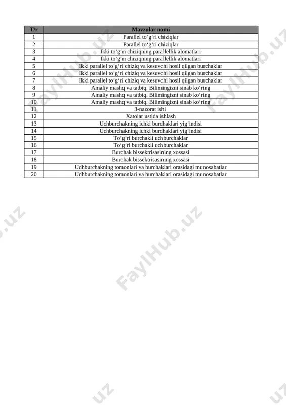 7-sinf geometriya 3-chorak @e_baza_ishreja — XLSX