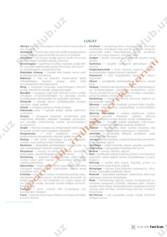 7-sinf ona tili yangi darslik lugʻat — PDF
