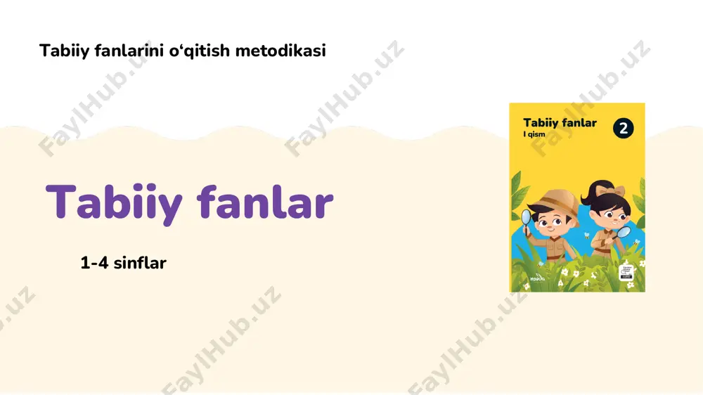 tabiiy fan — PDF