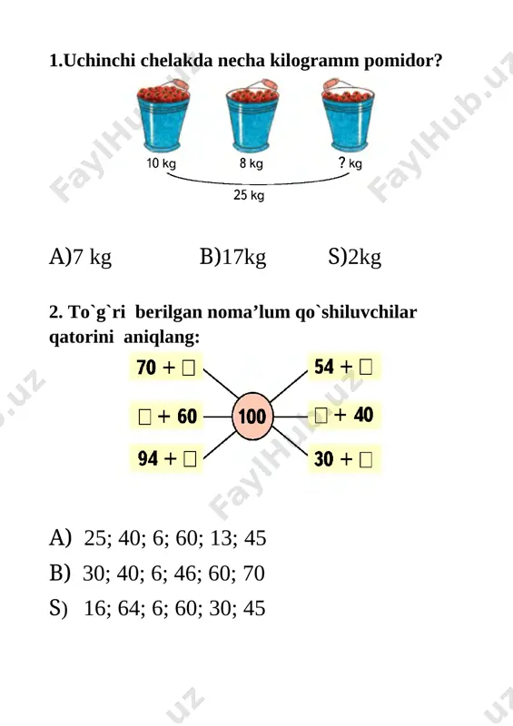 1-sinf matem.test — DOCX