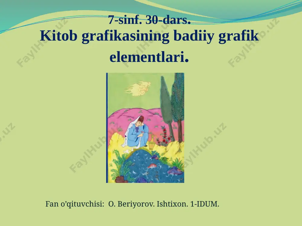 7-sinf. 30-dars muqova — PPTX