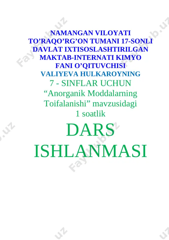 ochiq dars 2020. by khusanoff — DOCX