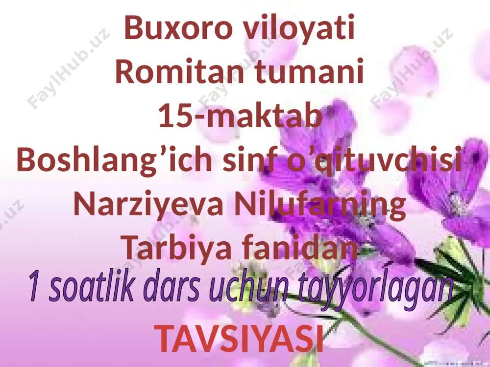 tarbiya 15-maktab narziyeva n. f..ppt — PPTX