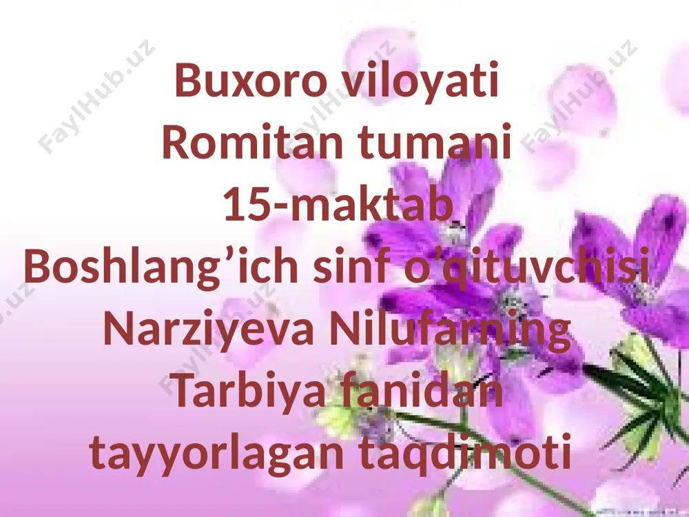 tarbiya 15-maktab narziyeva n. f..ppt — PPTX