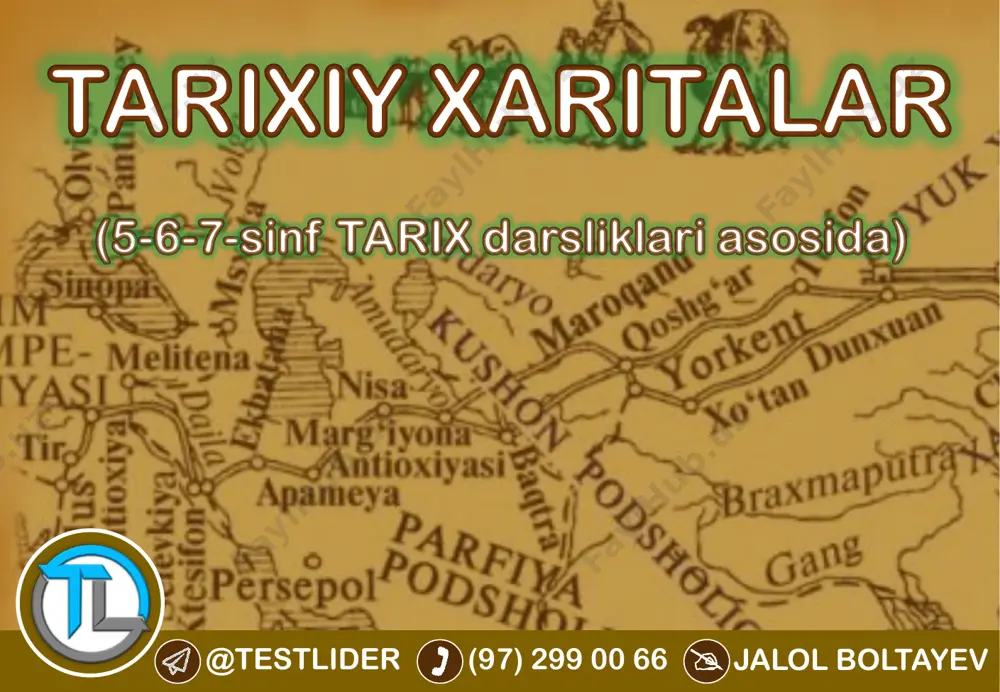 6 va 7 xarita kitob — PDF