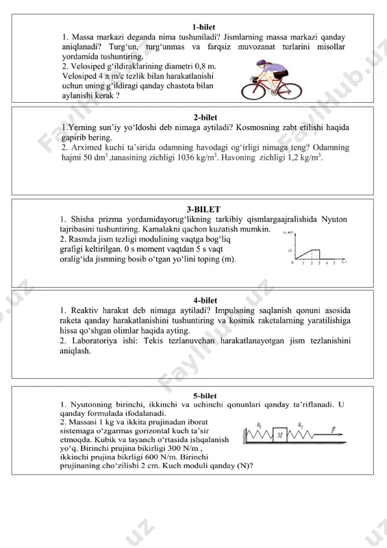7-sinf fizika — DOCX